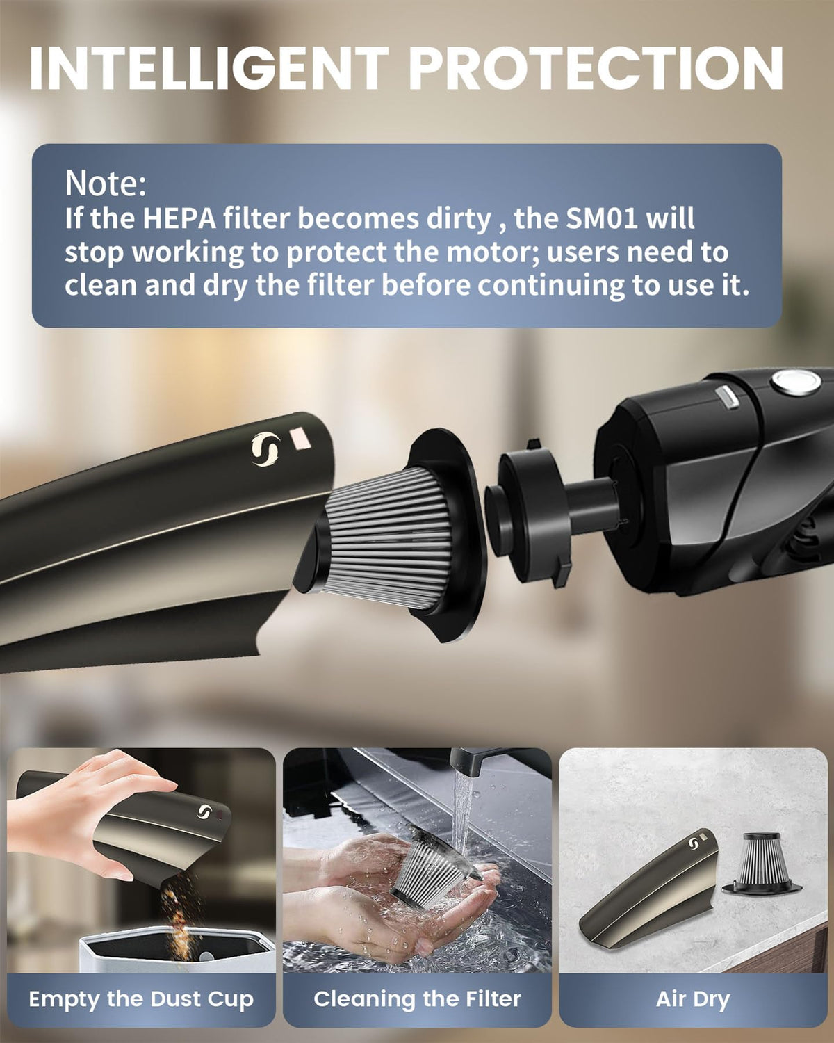 Handheld Vacuum Cordless, car Vacuum Portable Cordless