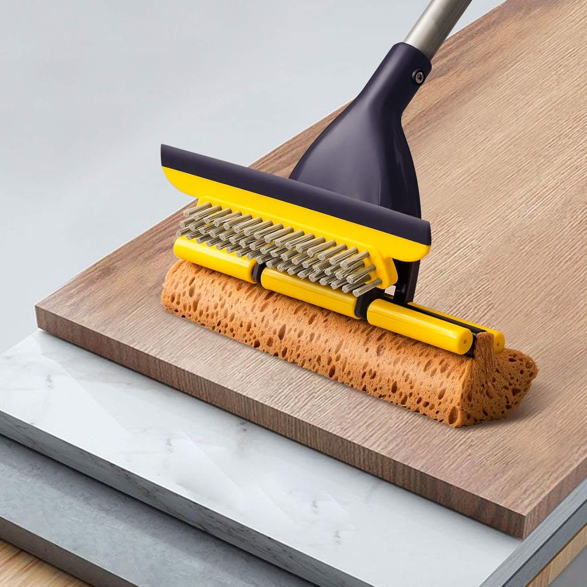 Yocada Sponge Mop Home Commercial Use Tile Floor Bathroom Garage Cleaning