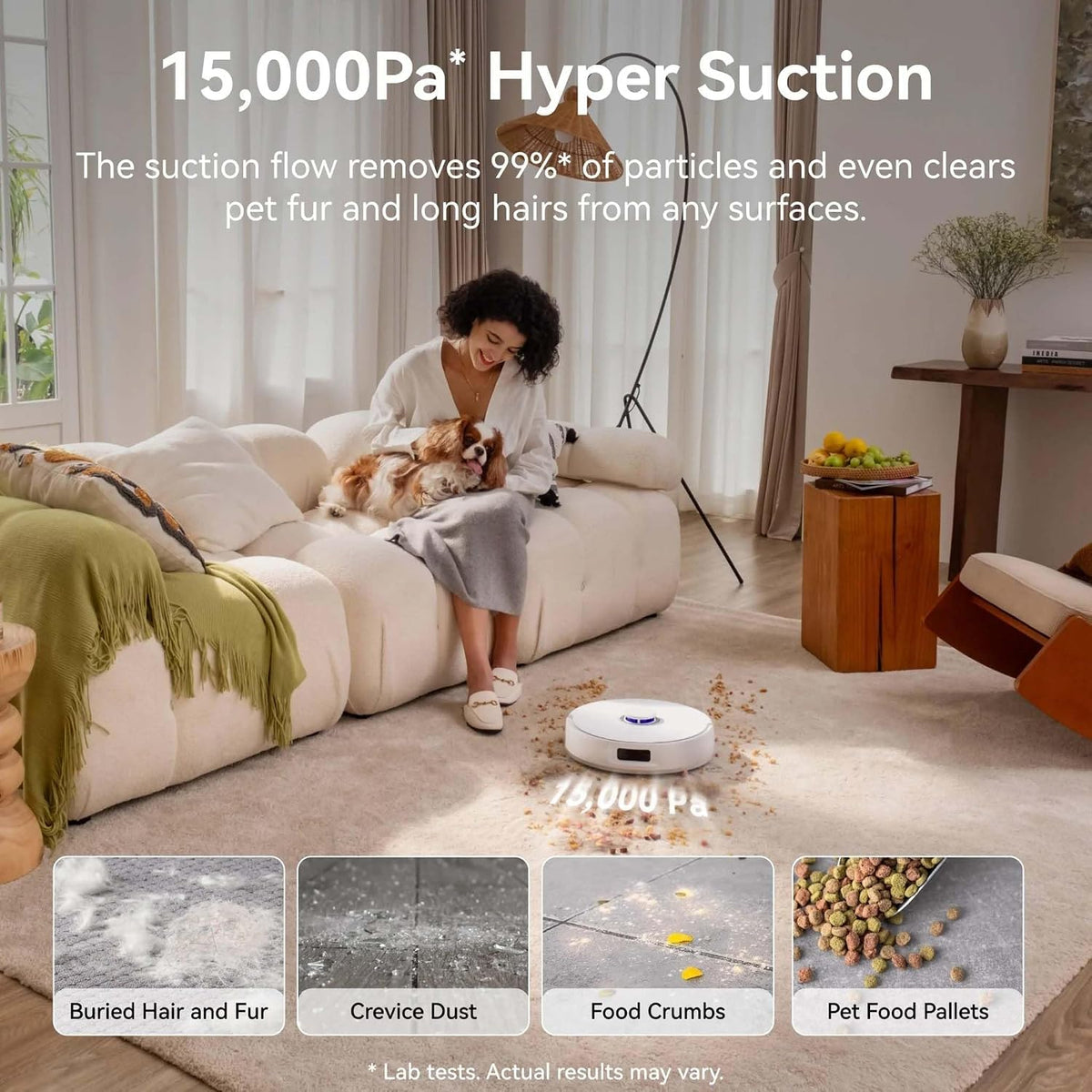 NARWAL Freo Z10 Robot Vacuum and Mop Combo, 15000Pa, Self Emptying (Renewed)