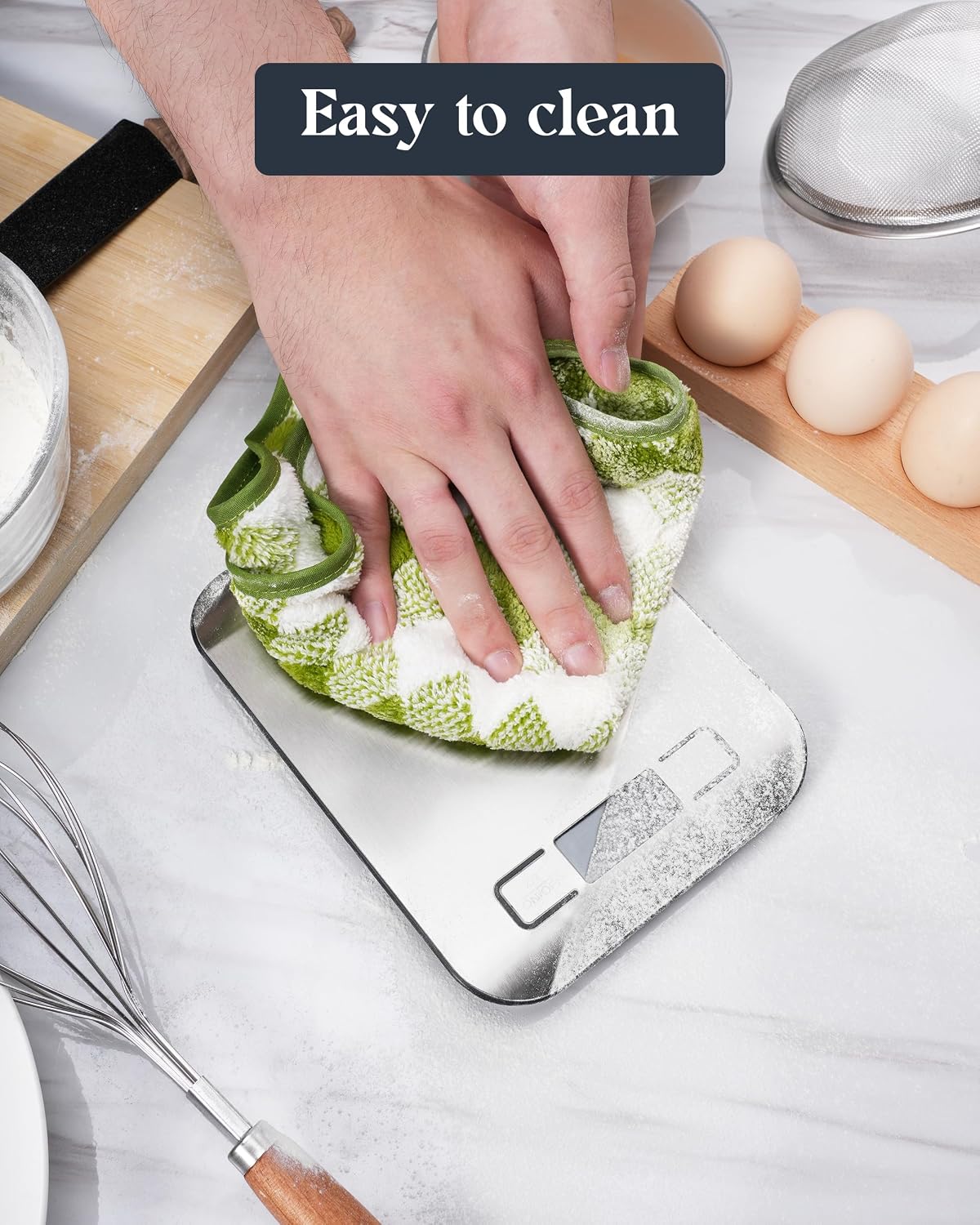 Food Scale, Digital Kitchen Scale with Grams & Ounces Units, 11lb