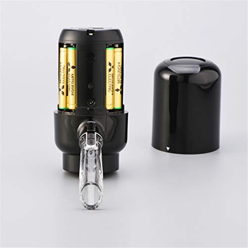 EWCover Electric Wine Aerator Pourer, Automatic 121x105x51.8 MM, Black