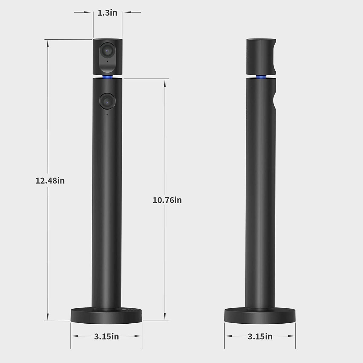 CZUR Halo Streaming Dual Webcam, Professional USB Web Camera 1080P with M