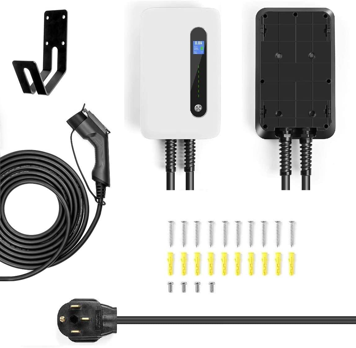 Lectron 240V 32 Amp Level 2 Electric Vehicle (EV) Charging Station with...