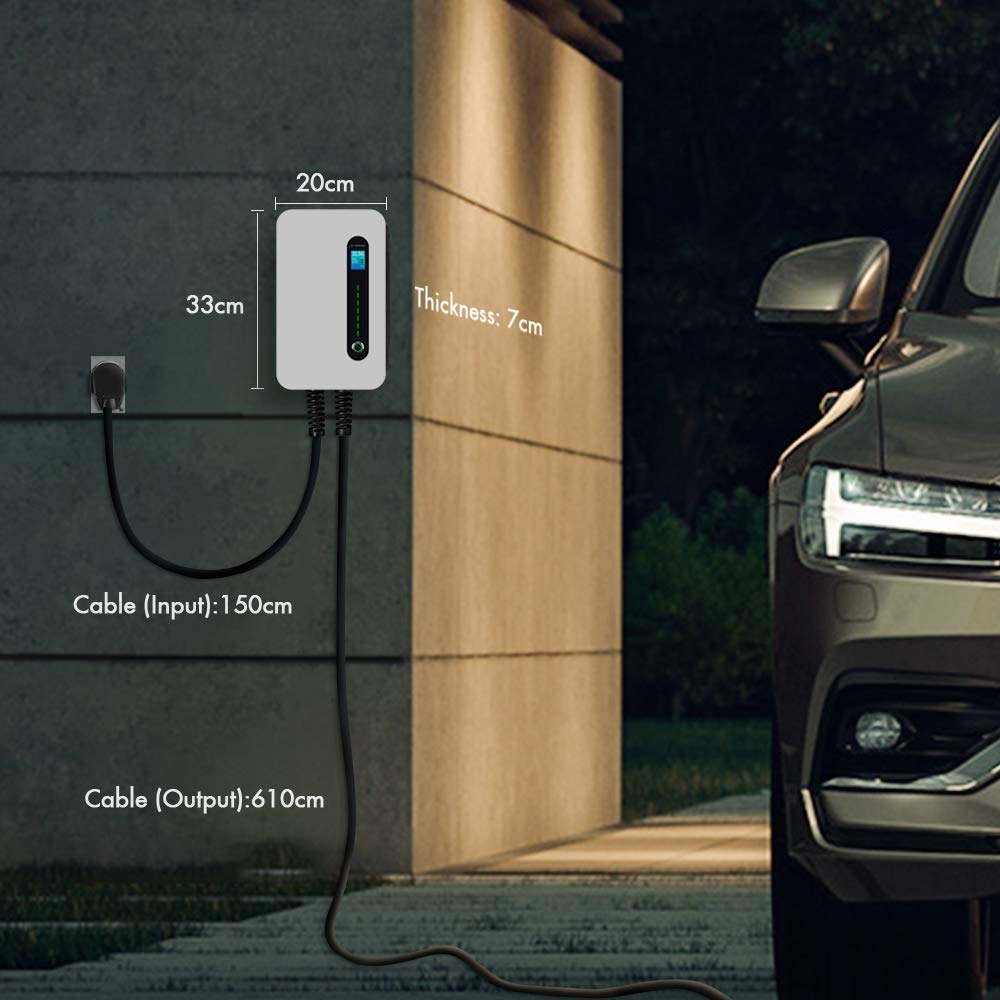 BESENERGY EV Charging Station 32 Amp Level 2 Electric Vehicle Charger EVSE...