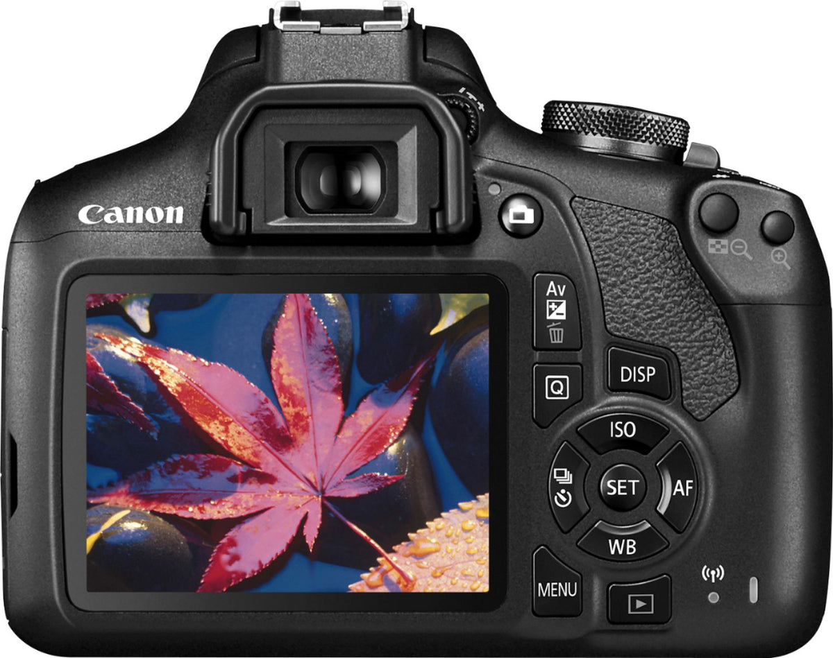 Canon - EOS Rebel T7 DSLR Video Two Lens Kit with EF-S 18-55mm and EF...