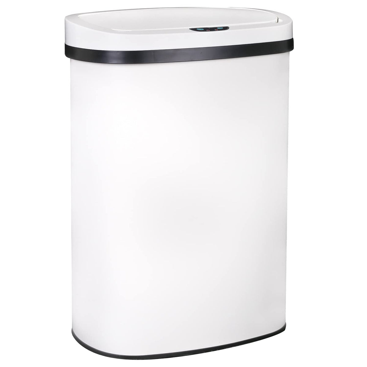 BestOffice | 13 Gallon Stainless Steel Trash Can with Lid | Steel