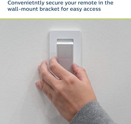Philips Philips Wireless ON/Off Switch, Wall Plate Included, 150ft Range, Home Automation, Remote – SPC1246AT/27, White