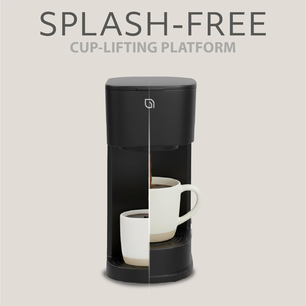 WILLOW K-Cup Coffee Maker, Single Serve Coffee Maker with 6 to 12oz Brew Size & Strong Brew Option, Single Cup Coffee maker made with 99% PCR Recycled Plastics, Coffee Machine