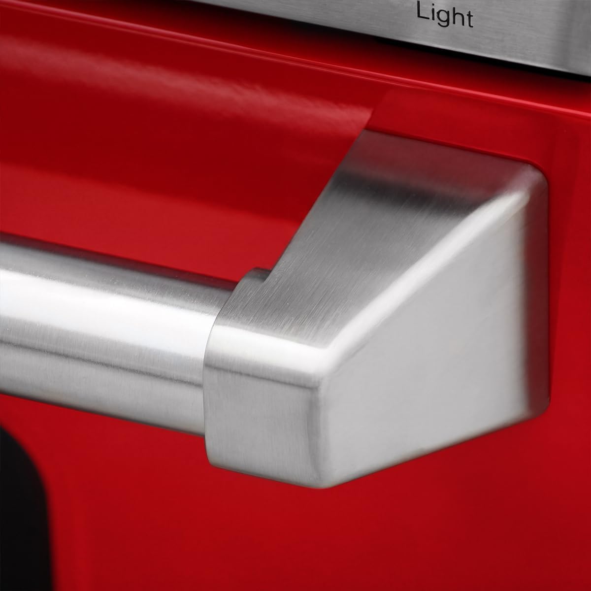 Tilt Panel 36" Natural Gas Range with 6.2 cu ft True Convection Oven (Red)