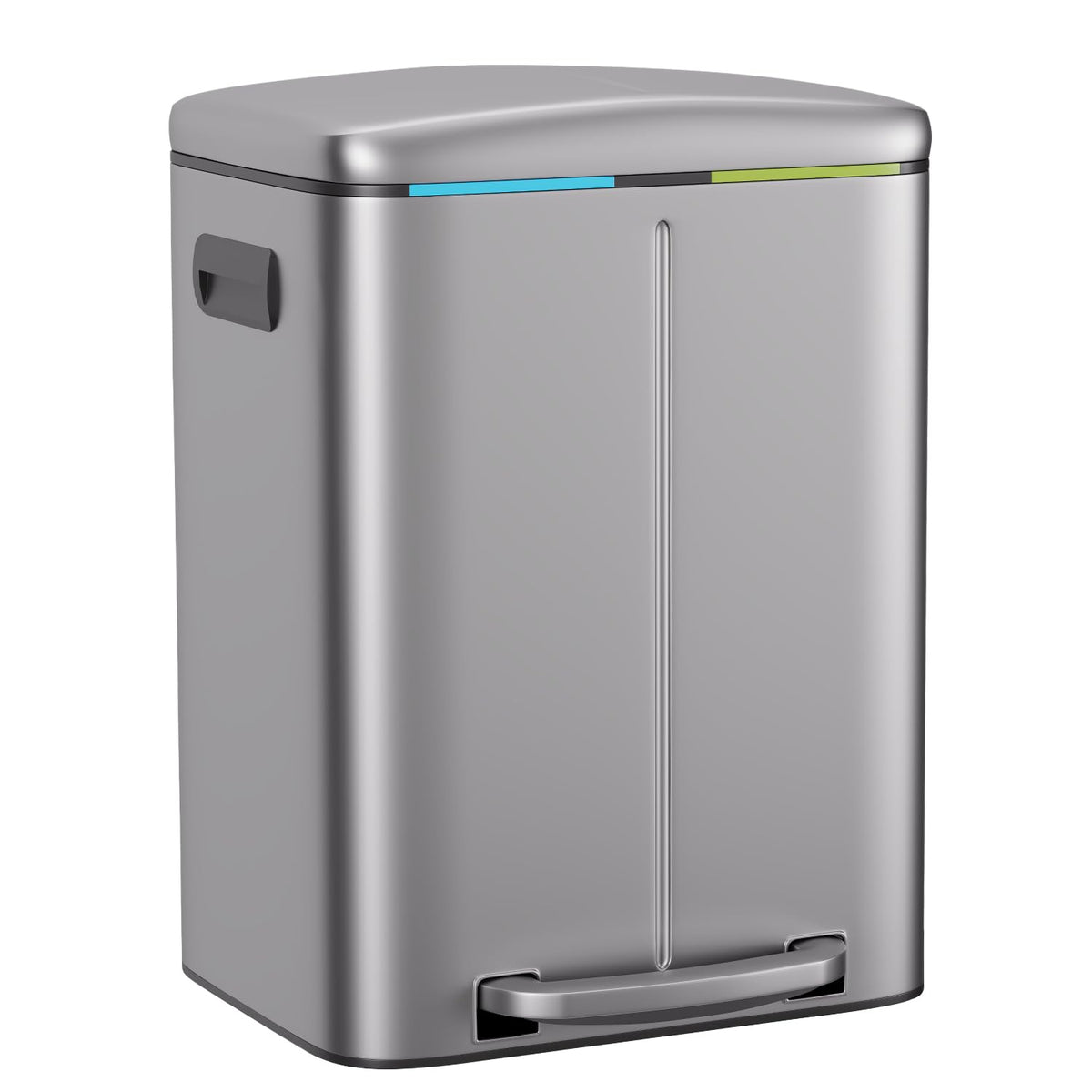 PayLessHere | 13G Trash Can with Lid | Steel | Removable Inner Bucket