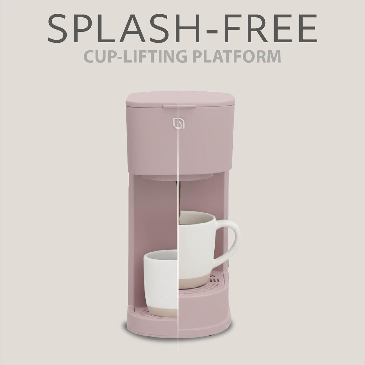 WILLOW K-Cup Coffee Maker, Single Serve Coffee Maker with 6 to 12oz Brew Size & Strong Brew Option, Single Cup Coffee maker made with 99% PCR Recycled Plastics, Coffee Machine