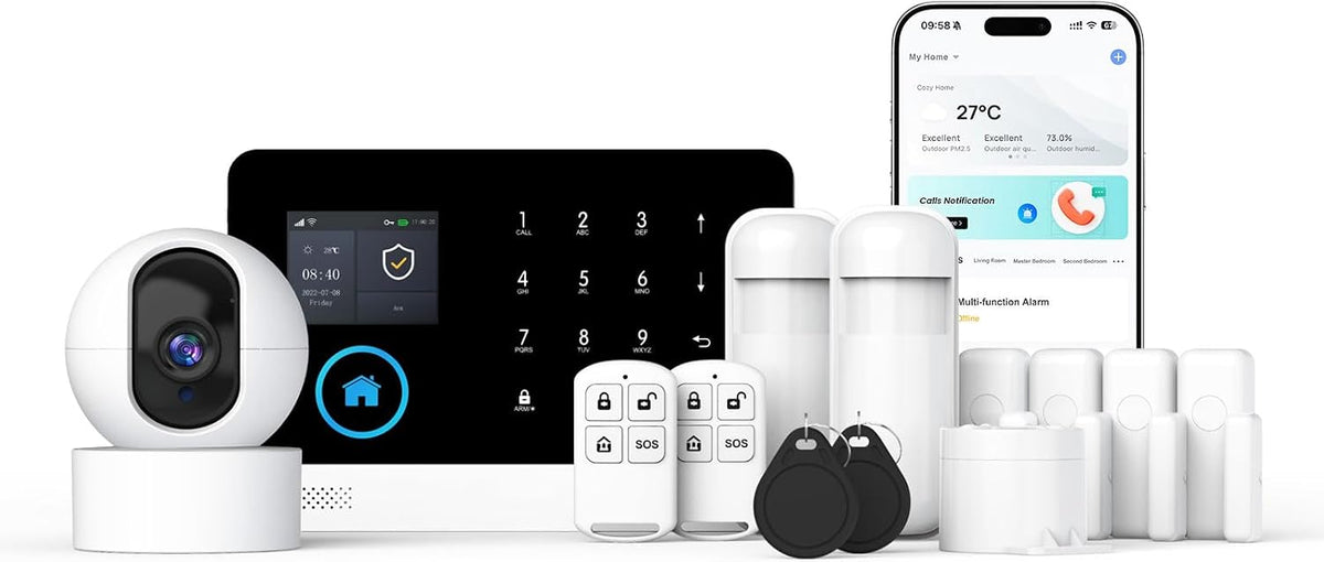 LWOHSI A103F Home Security Alarm System with 2MP Security Camera