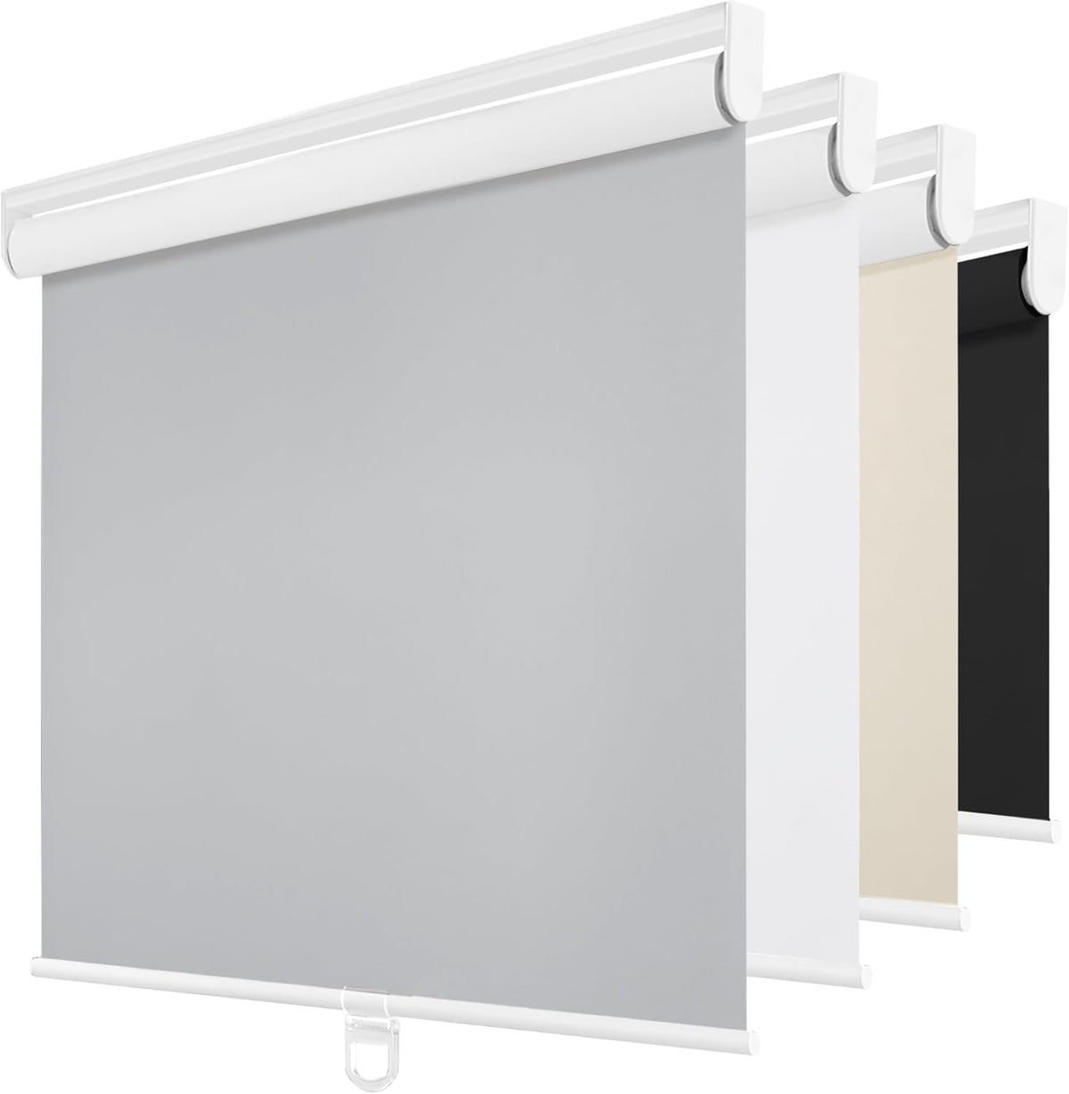 ChrisDowa Blackout Roller Shades Pull Down, Cordless Window Blinds for Home