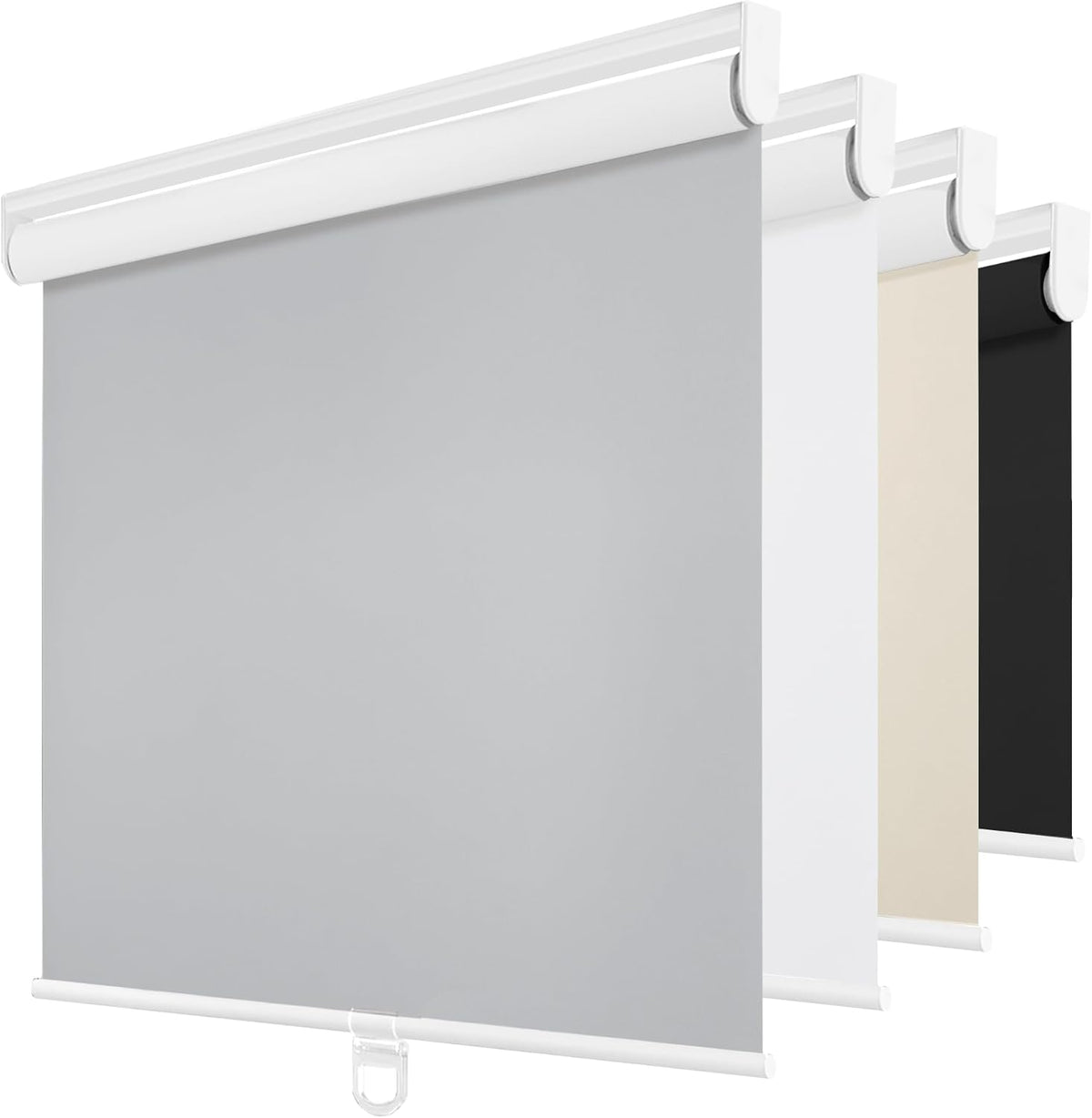 ChrisDowa Blackout Roller Shades Pull Down, Cordless Window Blinds for Home
