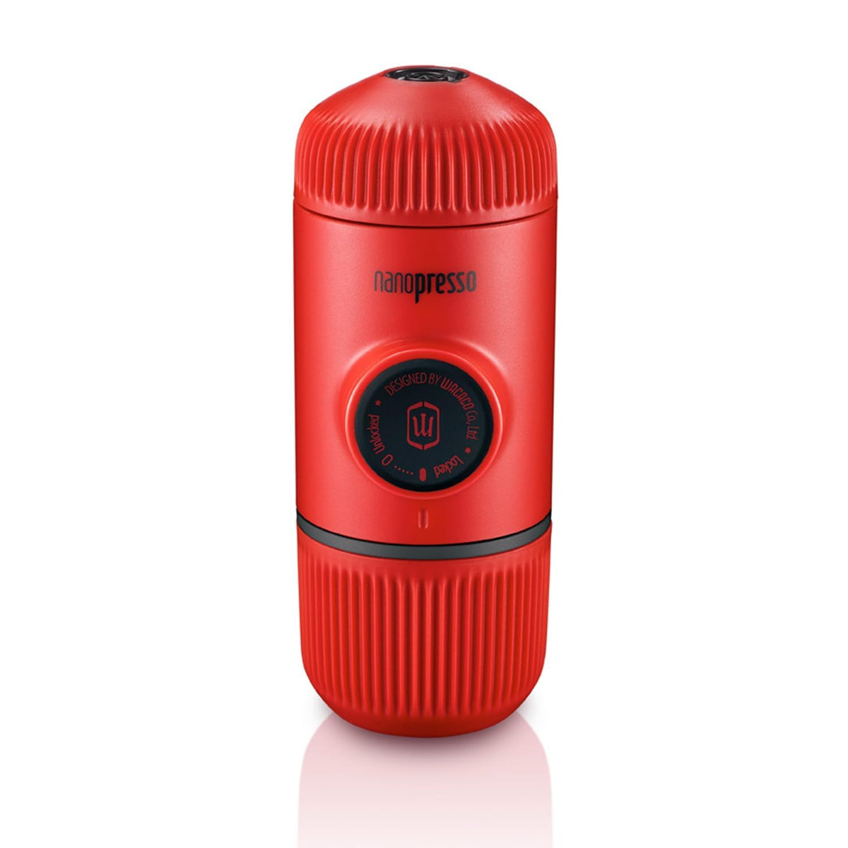WACACO Nanopresso Portable Espresso Machine, Evolution of the Minipresso, Maximum Pressure 18 Bar, Travel Coffee Maker, No Need for Battery, Manual Operated, Grey