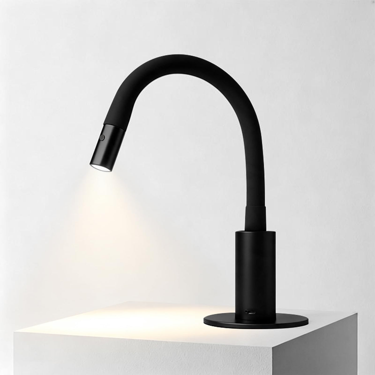 V4Light Reading Lamp, Rechargeable Gooseneck Desk Lamp, Focused LED Light