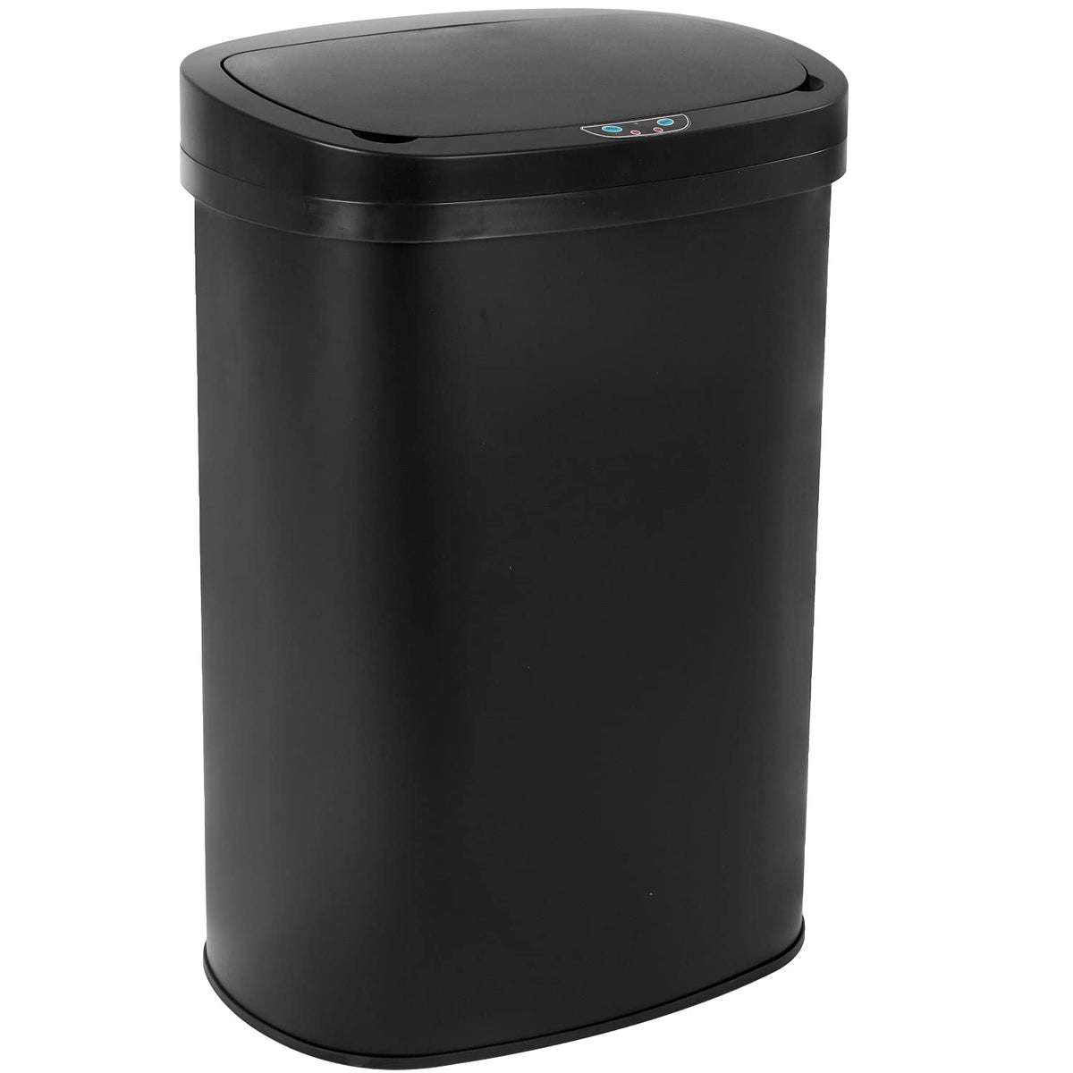 BestOffice | 13 Gallon Stainless Steel Trash Can with Lid | Steel