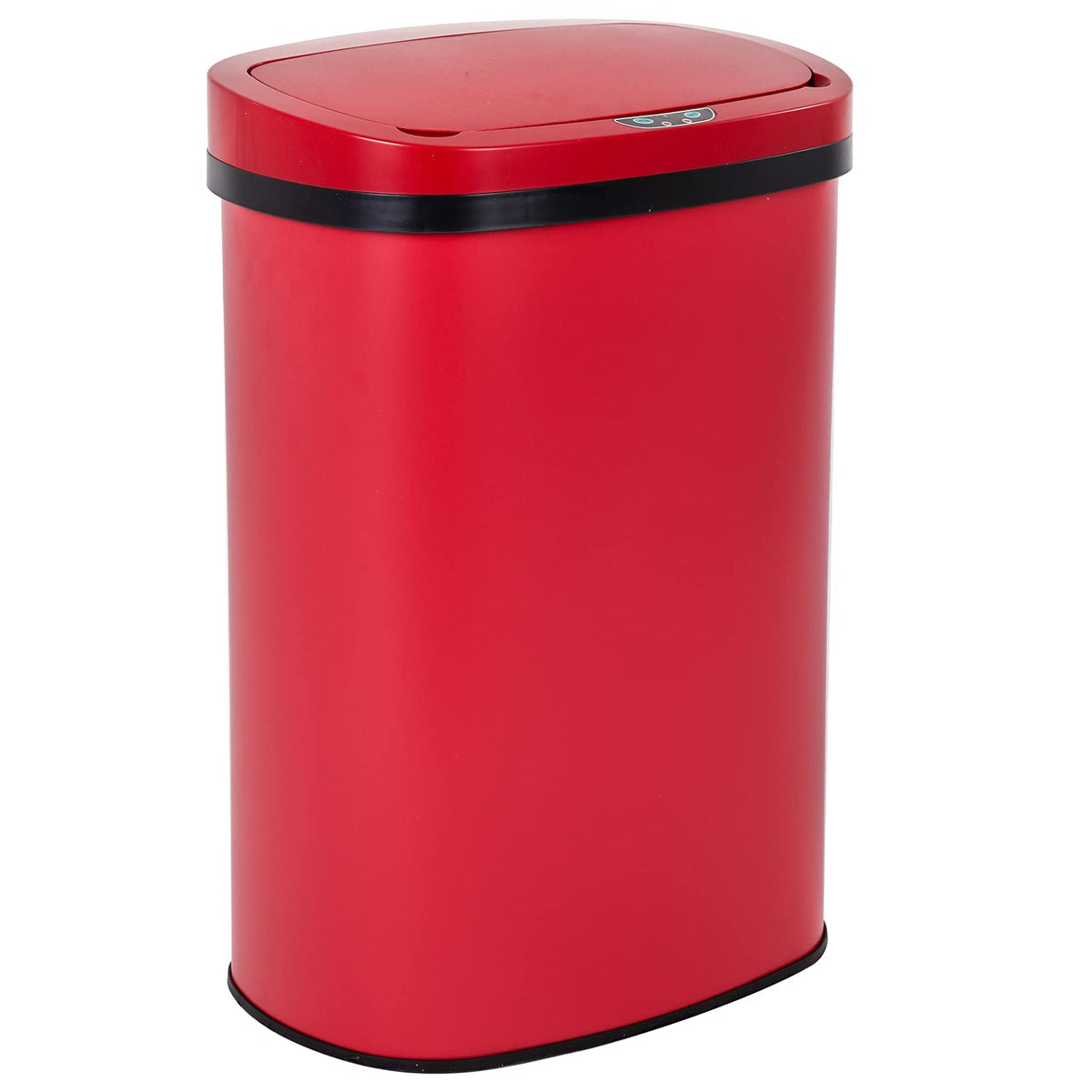 BestOffice | 13 Gallon Stainless Steel Trash Can with Lid | Steel