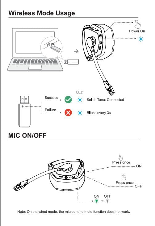 NUBWO Wireless Gaming Headset with Mic for Ps5 Ps4 PC, Zero Interference, 100-Hour Battery All-Day Play, 23ms Sync for Fortnite & Call of Duty/FPS Gamers, Triple Mode All Devices Compatible - Orange