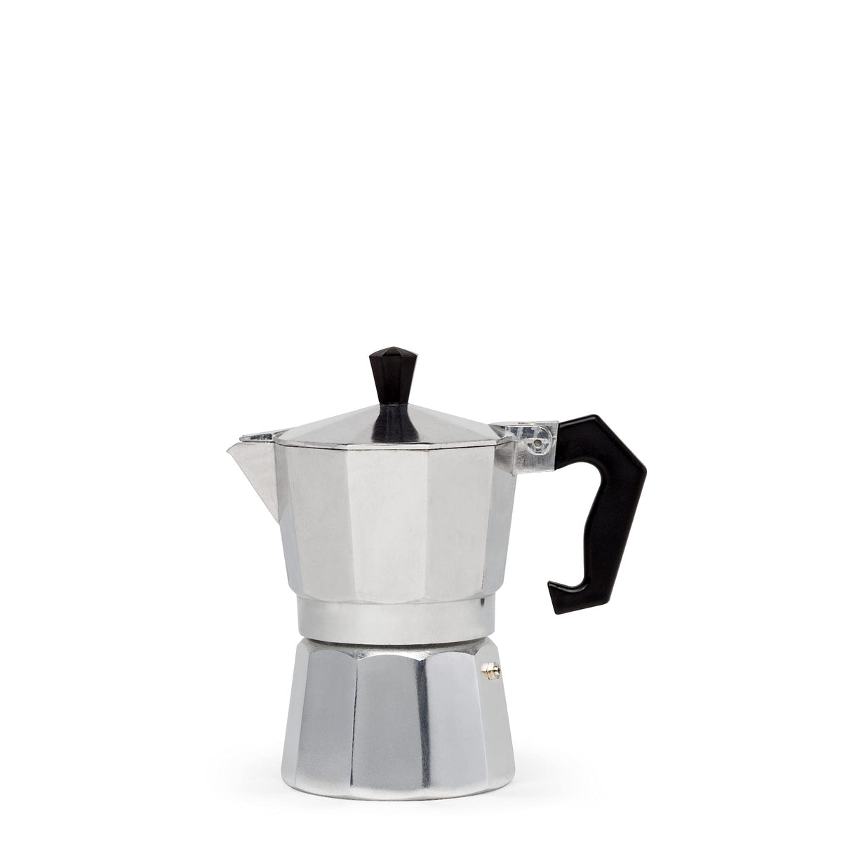Primula Classic Stovetop Espresso and Coffee Maker, Moka Pot for Italian and Cuban Café Brewing, Greca Coffee Maker, Cafeteras, 9 Espresso Cups, Silver
