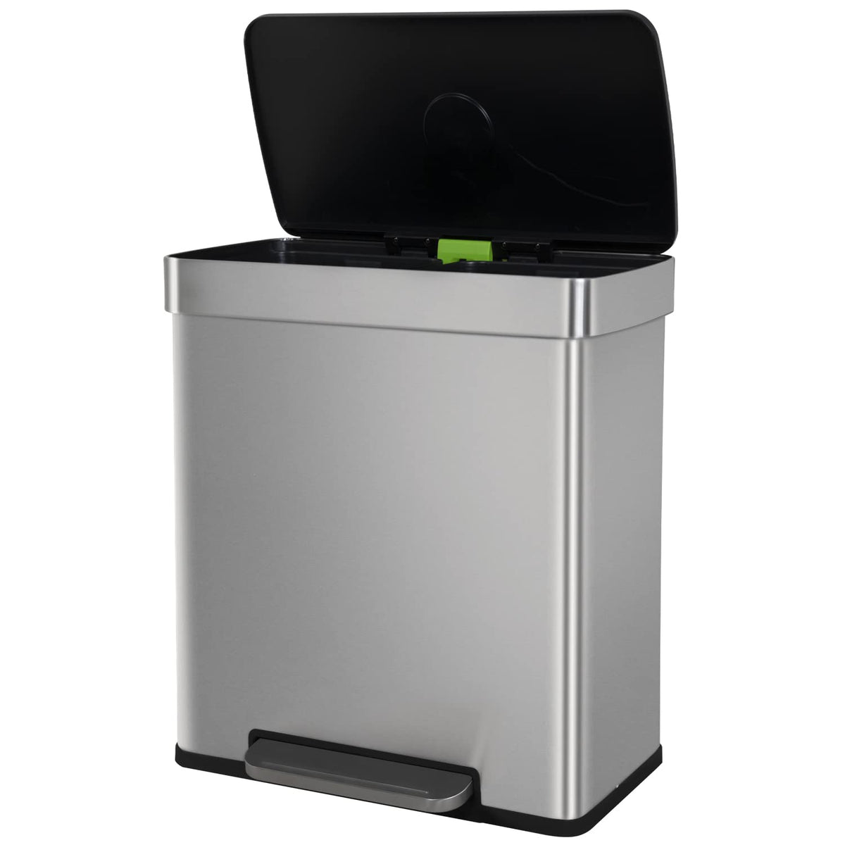 PayLessHere | 13G Trash Can with Lid | Steel | Removable Inner Bucket
