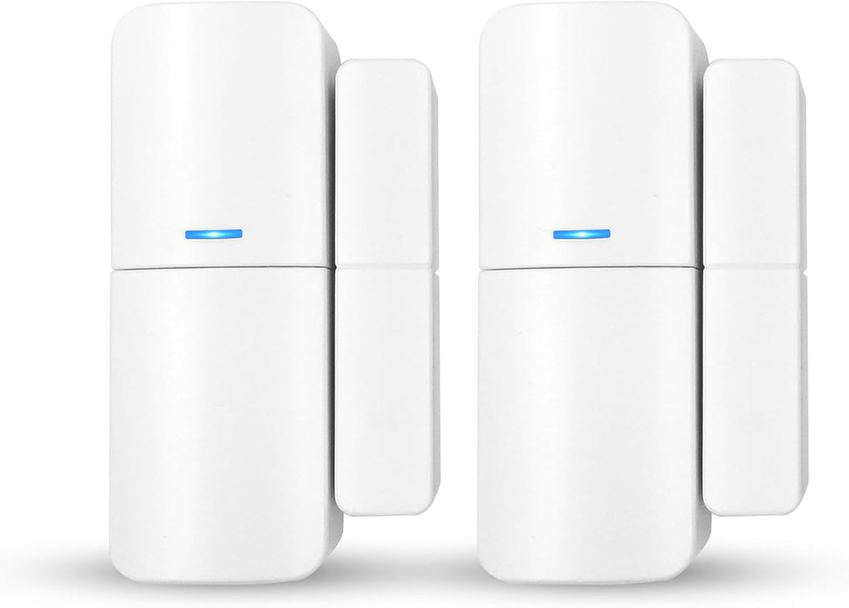WiFi Door Alarm System, 8-Piece DIY Wireless Alarm Kit with Door Sensors