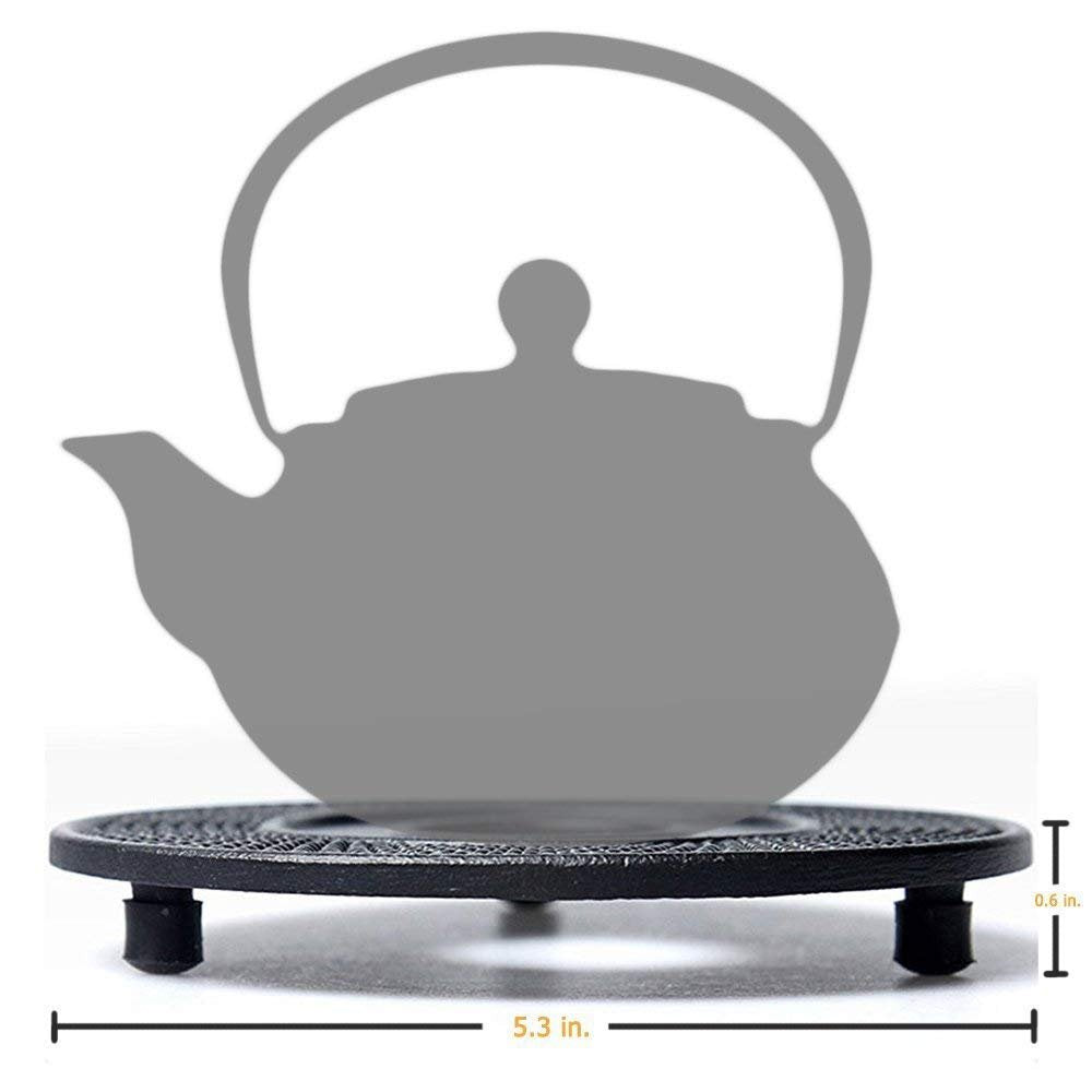 Japanese Tetsubin Tea Kettle Cast Iron Teapot with Stainless Steel Infuser 30 oz/900 ml