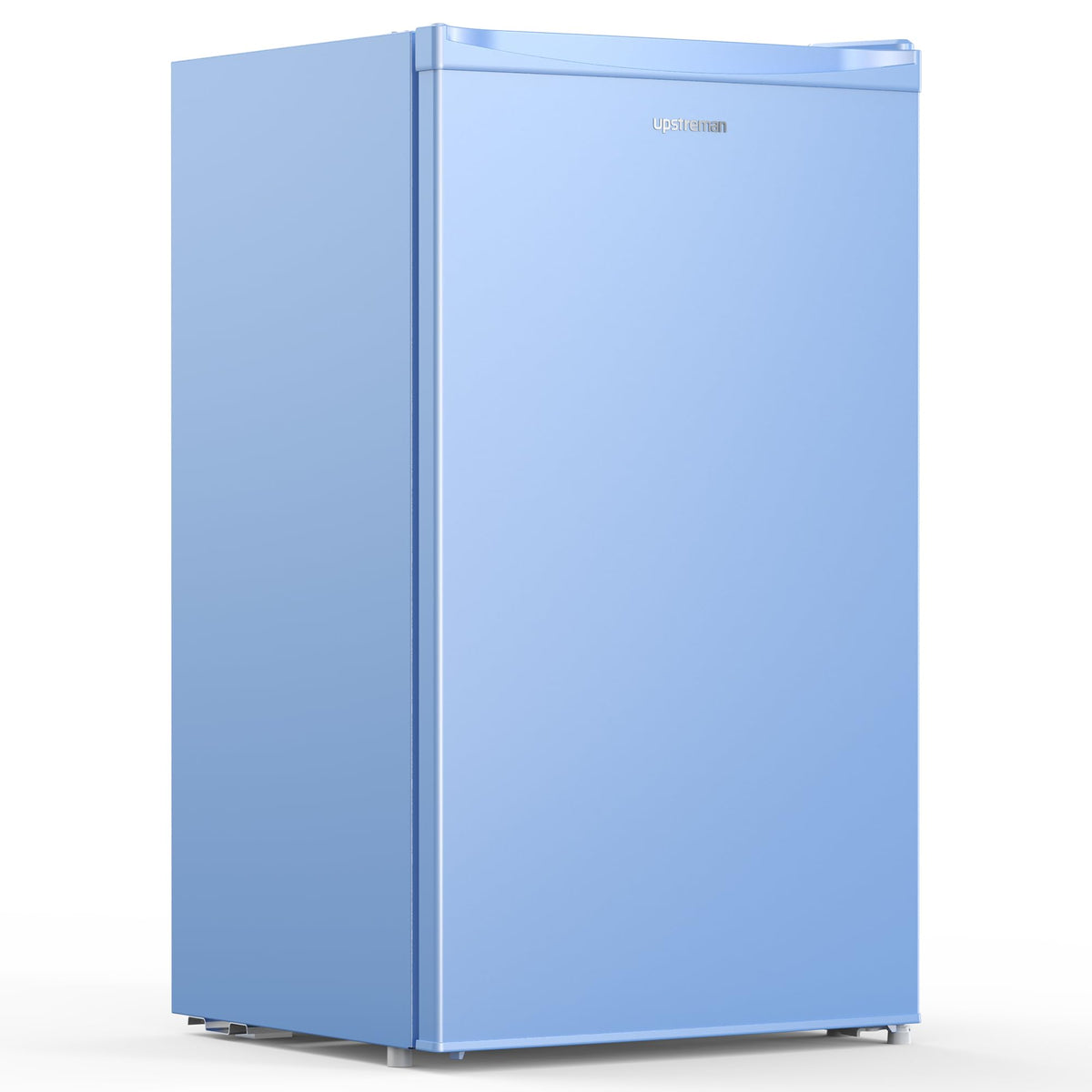 Upstreman 3.2 Cu.Ft Mini Fridge with Freezer, Black-BR321