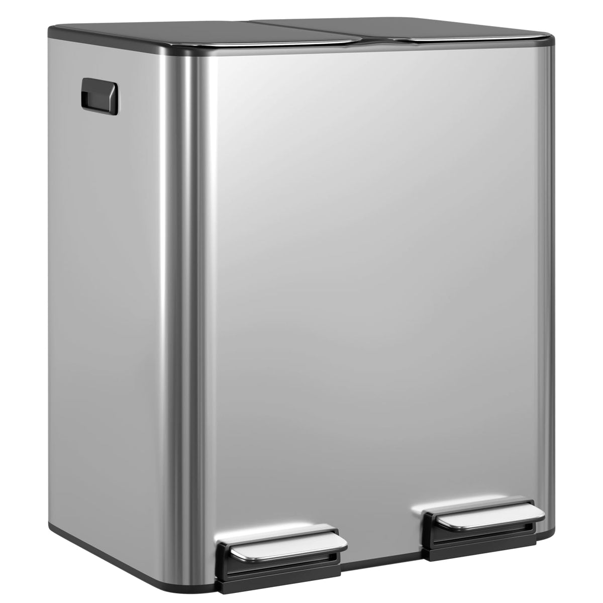 PayLessHere | 13G Trash Can with Lid | Steel | Removable Inner Bucket