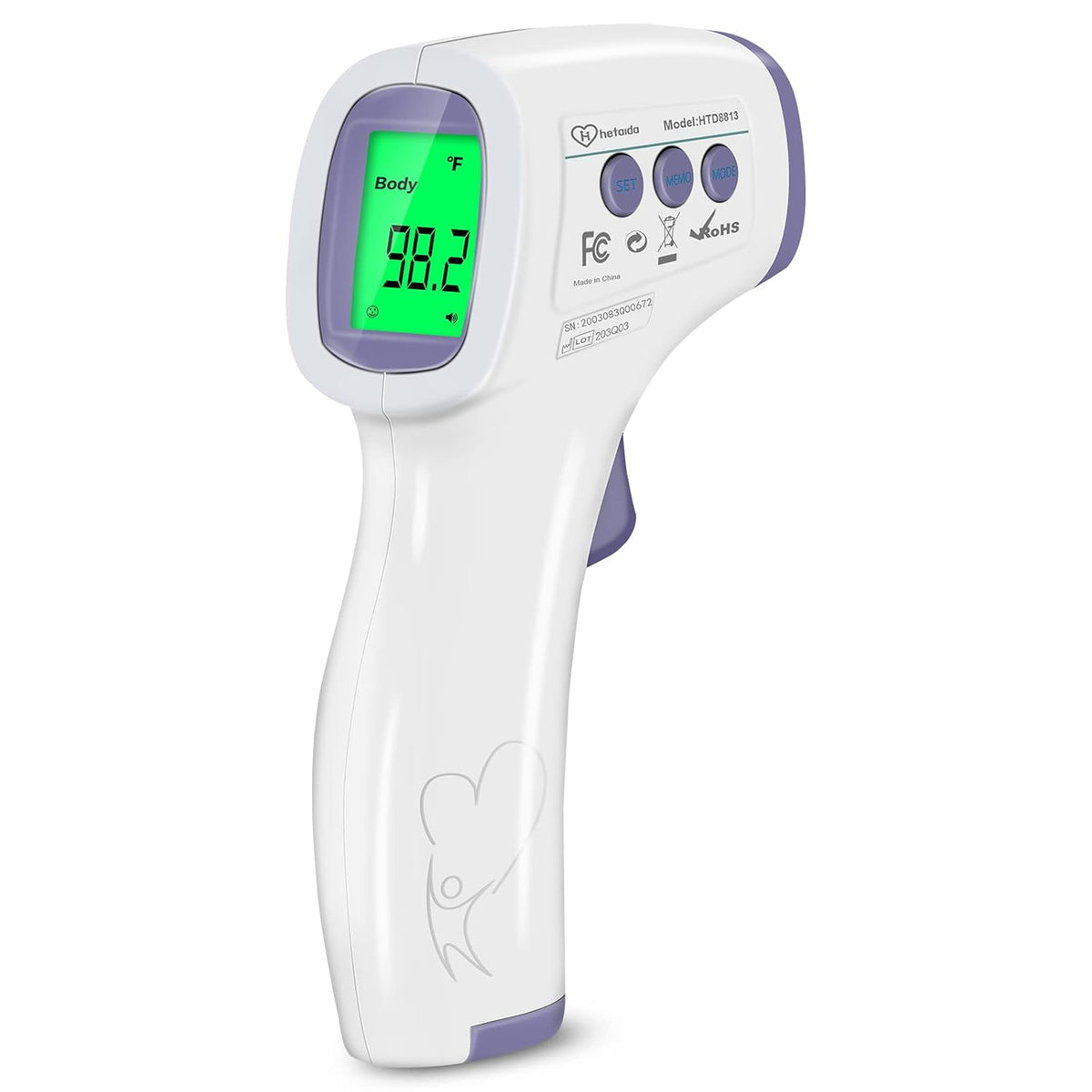 Digital Thermometer for Adults and Kids, No Touch Forehead Thermometer