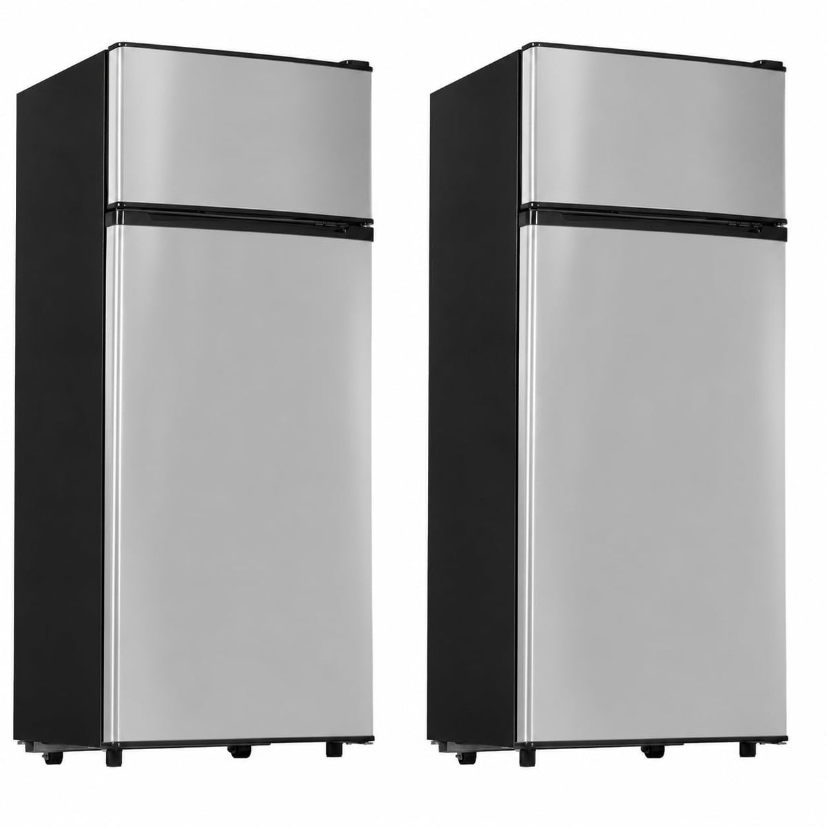 4.5 Cu.Ft Mini Fridge Freezer for Dorm/Office, 2-Door, Quiet
