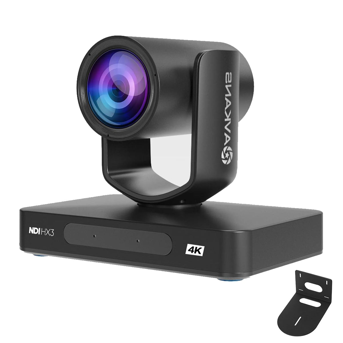 4K HDMI PTZ Camera NDI with 12X, SDI AI AUTO Tracking PTZ Camera with IP Live Streaming for Church Worship Live Events, PoE Support(AV4KN Silver)