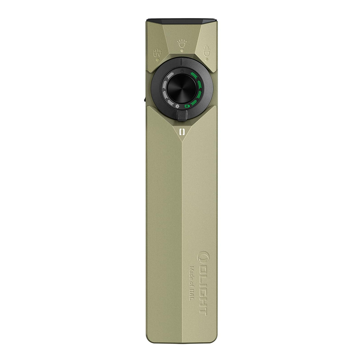OLIGHT ArkPro Ultra Rechargeable Flat EDC Flashlight,1700Lumens,Onyx Black | Green Beam, UV Light, White LED, OAL, Pocket Flashlight, USB-C Magnetic, Work Light, Bright for Camping, Emergency, Outdoors