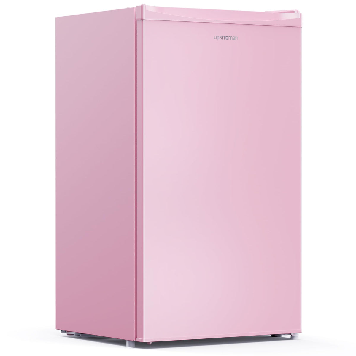 Upstreman 3.2 Cu.Ft Mini Fridge with Freezer, Black-BR321