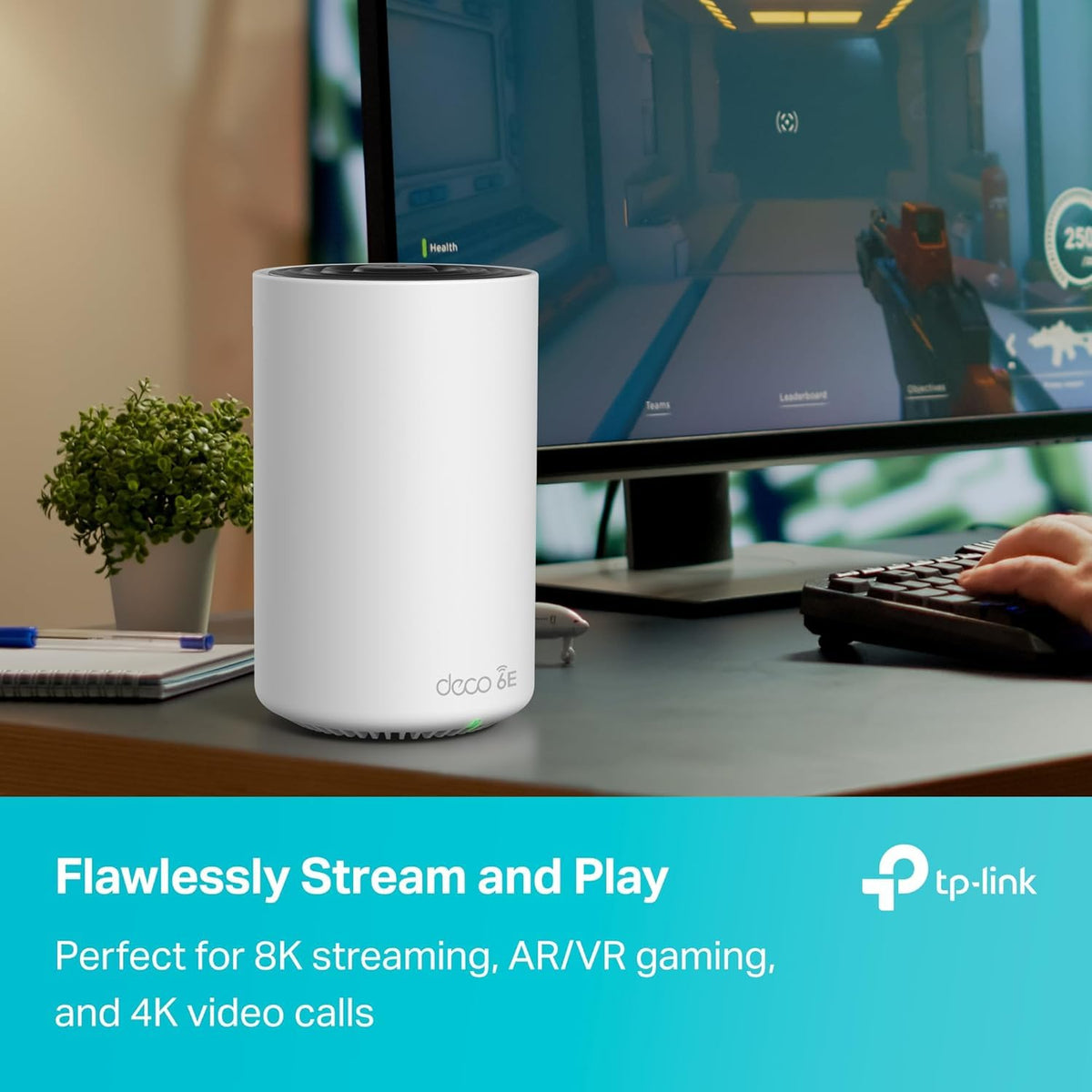 TP-Link Deco XE75 AXE5400 Tri-Band WiFi 6E Mesh System, 2-Pack