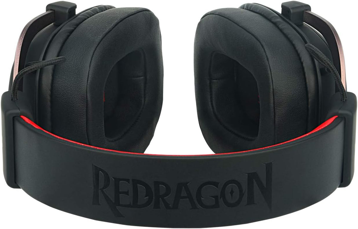 Redragon H510 Zeus Wired Gaming Headset - 7.1 Surround Sound - Memory Foam Ear Pads - 53MM Drivers - Detachable Microphone, Works for Multi-Platforms PC, PS4/3 & Xbox One/Series X, NS