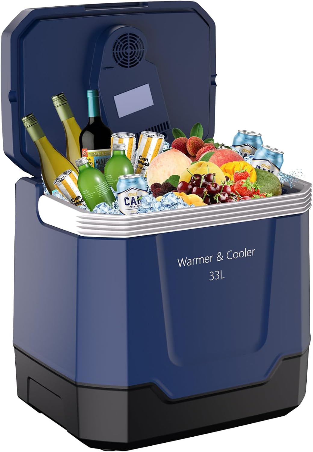 Garvee Electric Cooler & Warmer 35 Quart (33 L), Blue