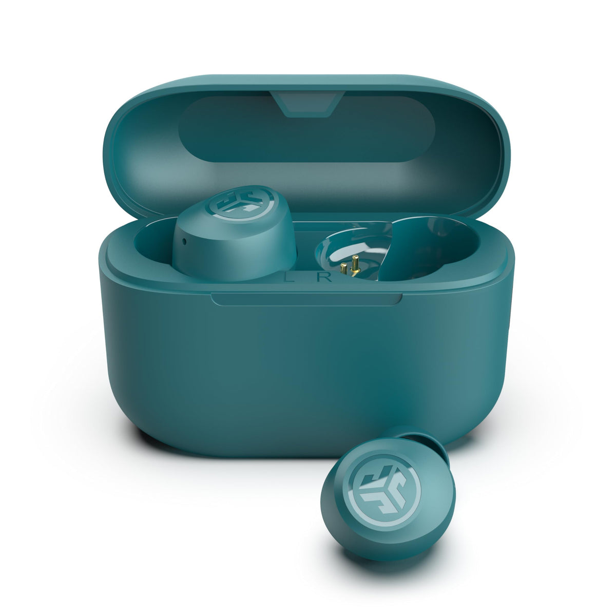 JLab Go Air Pop+ Earbuds, Dual Connect, EQ3 Sound, Mint Green