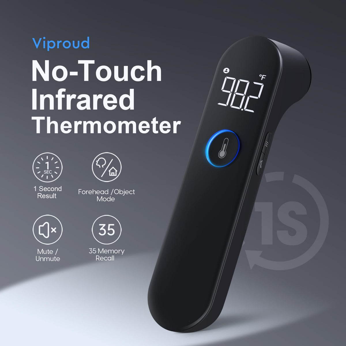 Viproud Thermometer for Adults and Kids, Fast Accurate Baby Thermometer