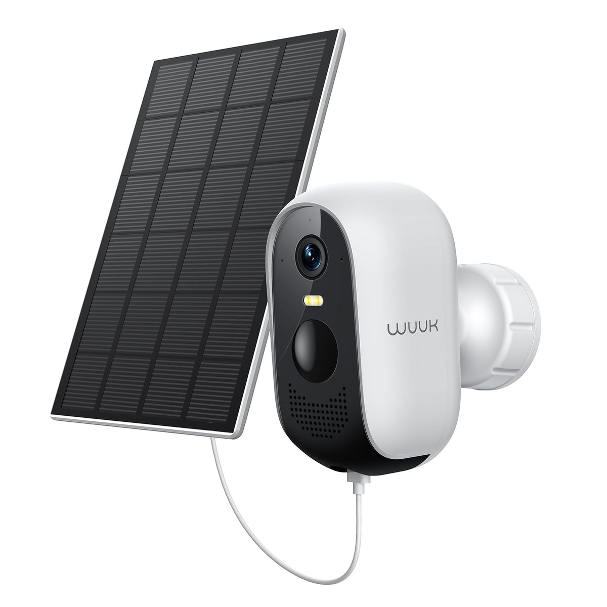 WUUK Solar Security Cameras Wireless Outdoor 2K, Home Surveillance System
