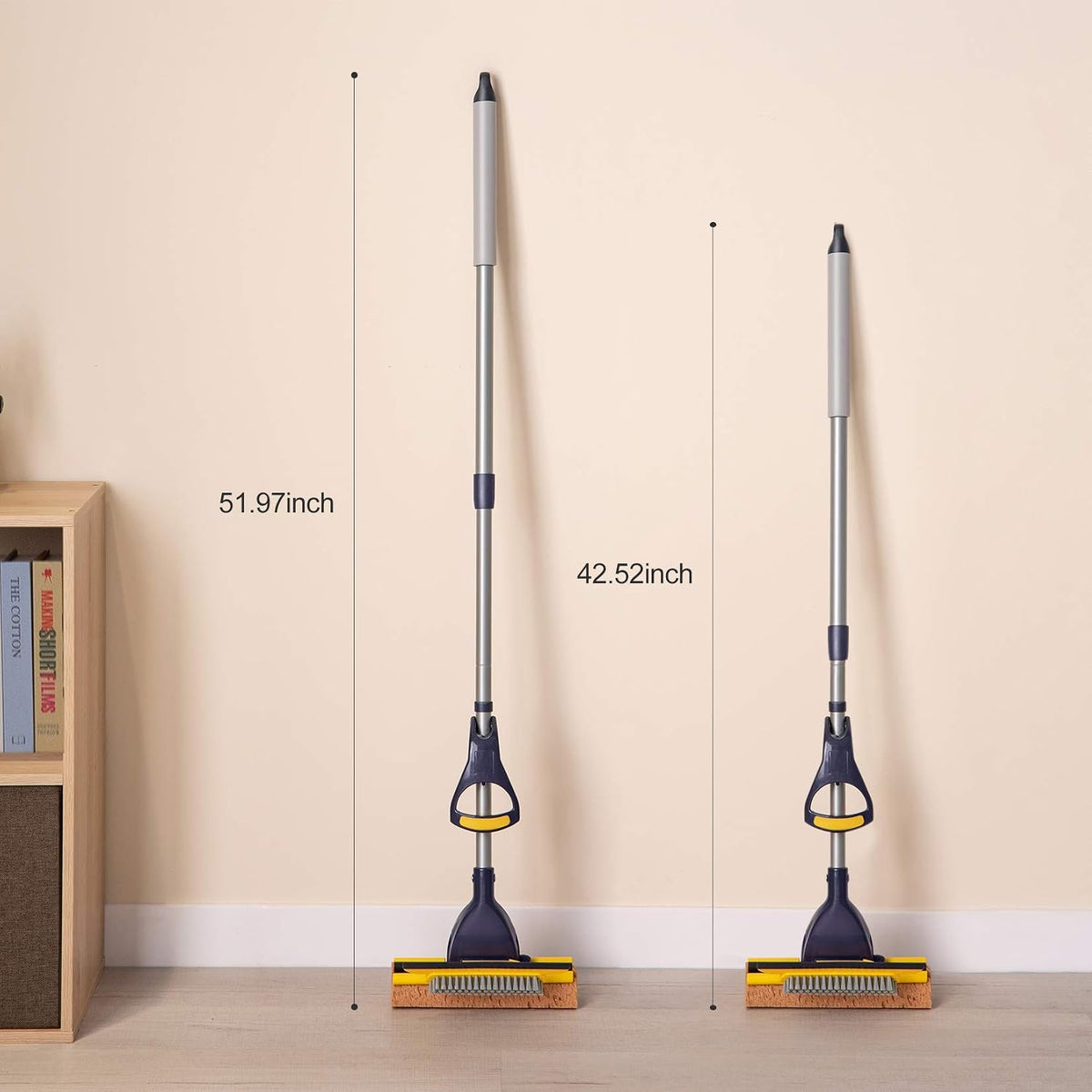Yocada Sponge Mop Home Commercial Use Tile Floor Bathroom Garage Cleaning