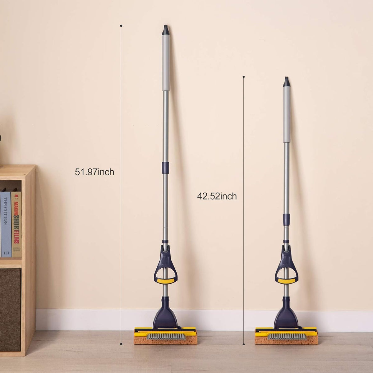 Yocada Sponge Mop Home Commercial Use Tile Floor Bathroom Garage Cleaning