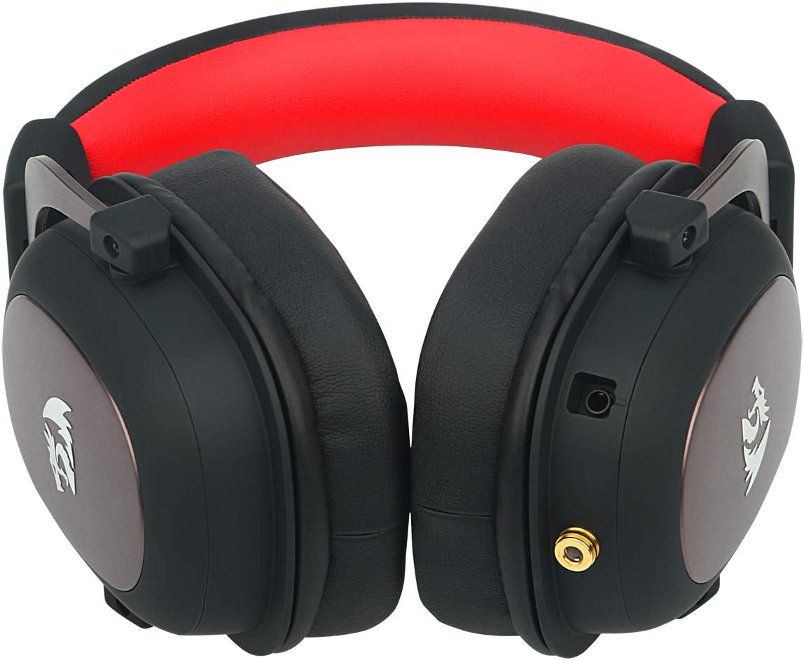 Redragon H510 Zeus Wired Gaming Headset - 7.1 Surround Sound - Memory Foam Ear Pads - 53MM Drivers - Detachable Microphone, Works for Multi-Platforms PC, PS4/3 & Xbox One/Series X, NS