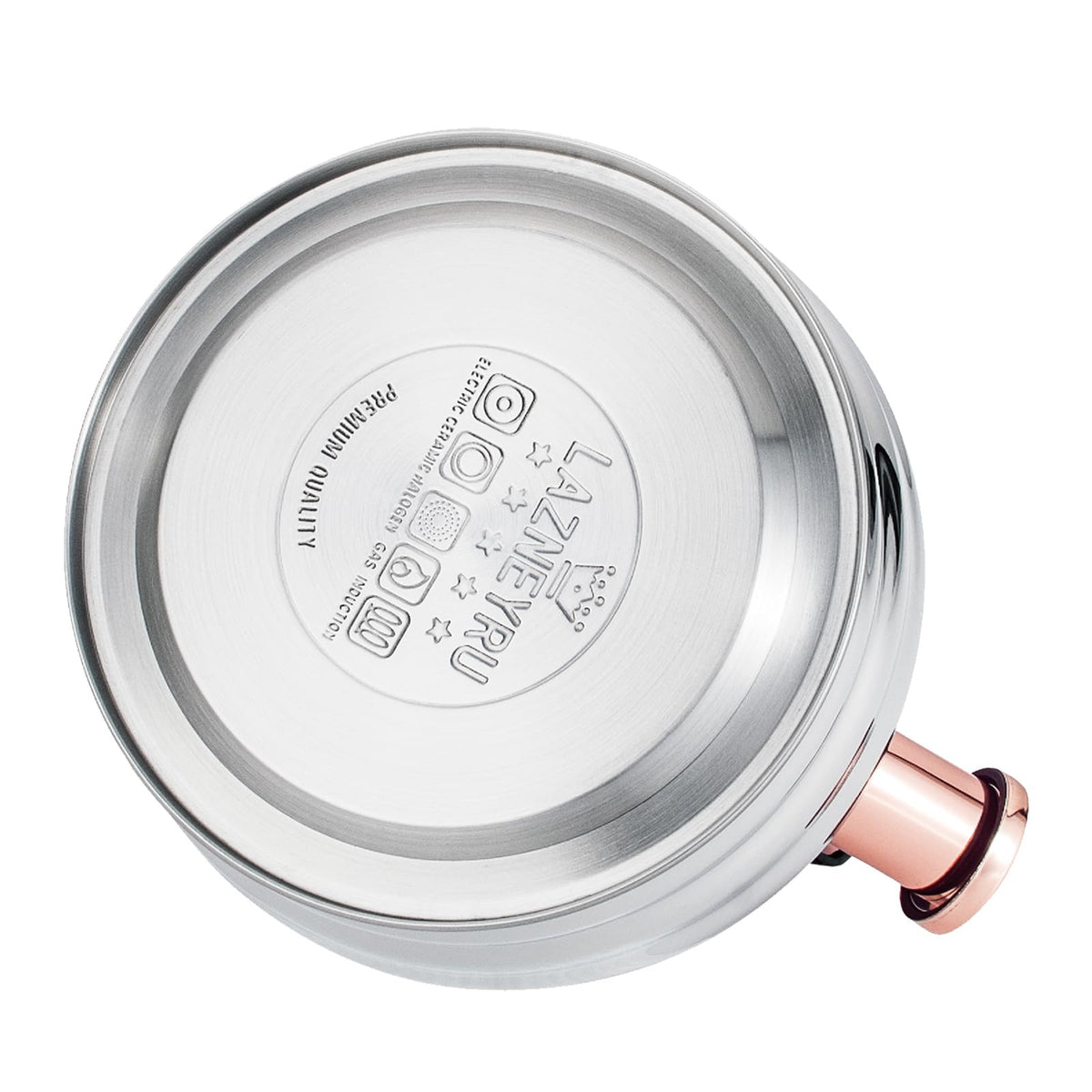 Tea Kettle for Stove Top Whistling Teapot, 3.2Q Tea Pot Stainless Steel Teakettle with Heat Proof Ergonomic Handle