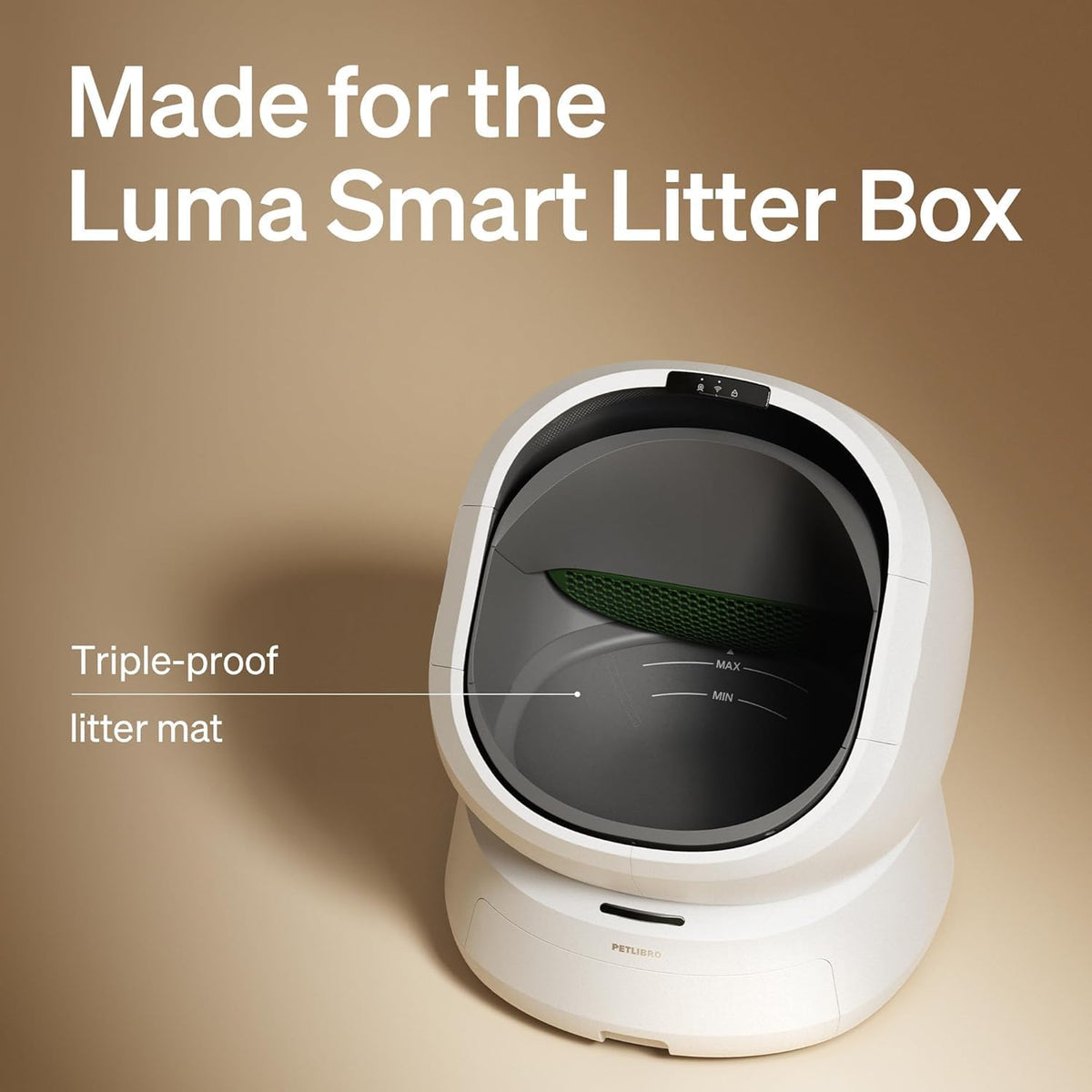 PETLIBRO Automatic Litter Box with AI-Camera Waste Analysis, Auto Odor-Control Self Cleaning Litter Box, Large Open-Top Luma Smart Litterbox with Multi-Cats Recognition, Usage Tracking, Safety Sensors