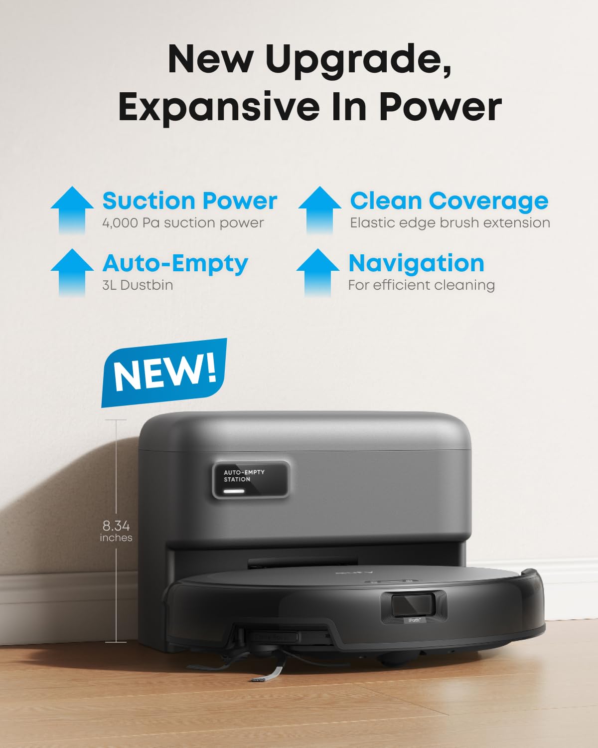 eufy Certified Like-New BoostIQ RoboVac 11S MAX Robot Vacuum Cleaner, Super-Thin, Powerful Suction, Quiet, Self-Charging, Cleans Hard Floors to Medium-Pile Carpets, Black (Renewed)