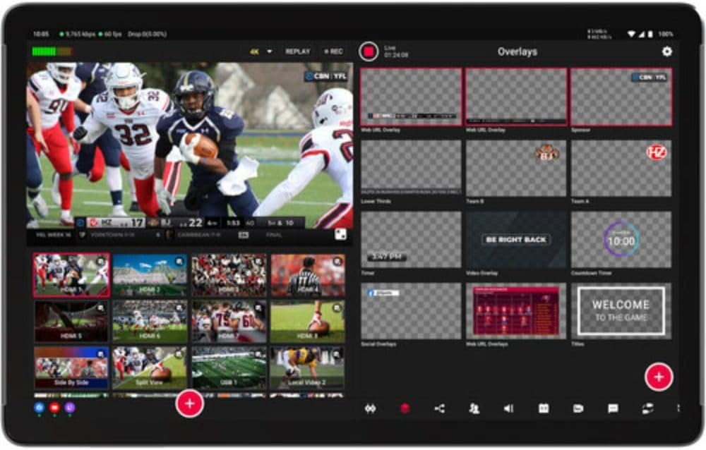 YOLOLIV YoloBox Extreme All-in-One Multi-Camera Live Streaming and Switching System Bundle with SanDisk 128GB Memory Card and Pearstone HDMI to HDMI Ethernet Cable