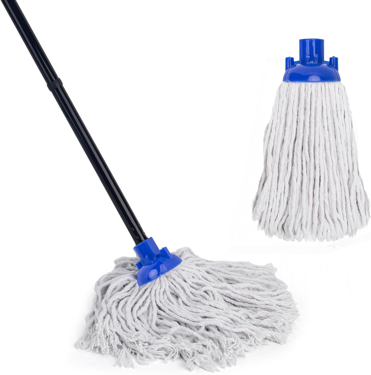 KeFanta Mop for Floor Cleaning,2 Pcs Cotton String Wet Replacement Head