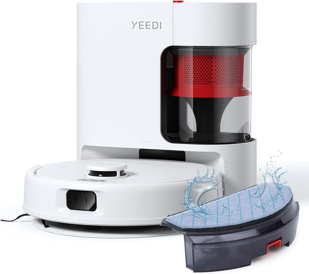 YEEDI by ECOVACS C14 PRO PLUS Robot Vacuum and Mop, Bagless Station