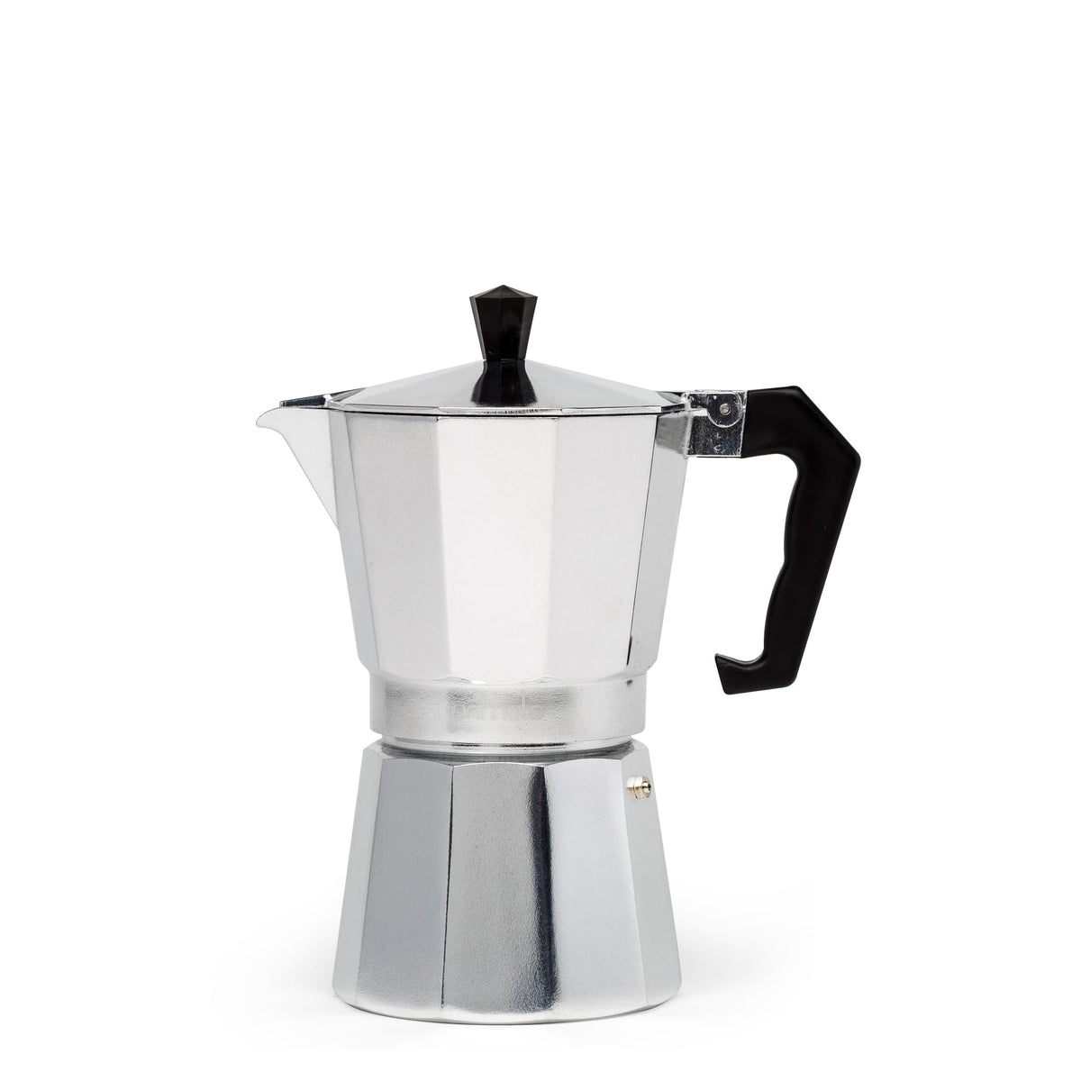 Primula Classic Stovetop Espresso and Coffee Maker, Moka Pot for Italian and Cuban Café Brewing, Greca Coffee Maker, Cafeteras, 9 Espresso Cups, Silver